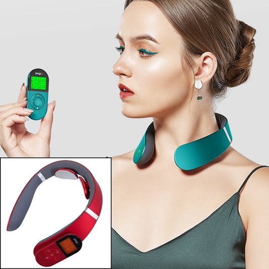 REMAX LIFE PANGAO Smart Shoulder and Neck Massager Pulse Neck Physiotherapy Instrument (Red) - Massage & Relaxation by REMAX | Online Shopping South Africa | PMC Jewellery