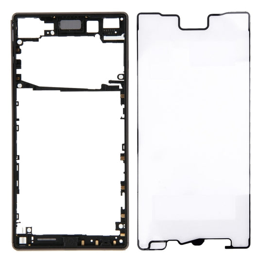 Front Bezel  for Sony Xperia Z5 (Single SIM Card Version) (Black) - Frame Bezel Plate by PMC Jewellery | Online Shopping South Africa | PMC Jewellery