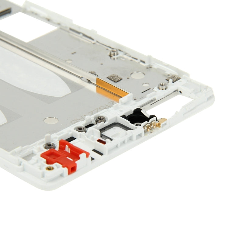 For Huawei P8 Front Housing LCD Frame Bezel Plate(White) - Full Housing Cover by PMC Jewellery | Online Shopping South Africa | PMC Jewellery