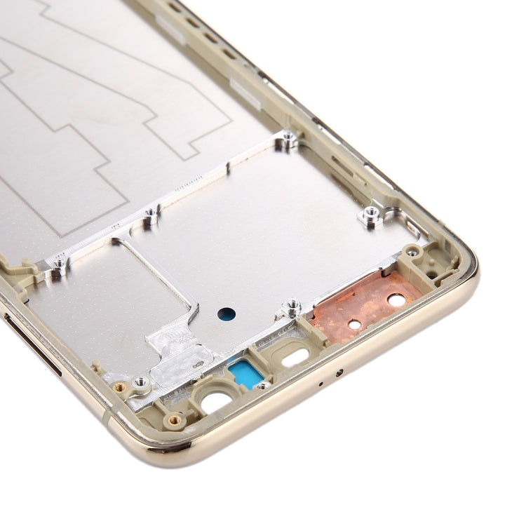 For Xiaomi Mi 6 Front Housing LCD Frame Bezel Plate(Gold) - Frame Bezel Plate by PMC Jewellery | Online Shopping South Africa | PMC Jewellery