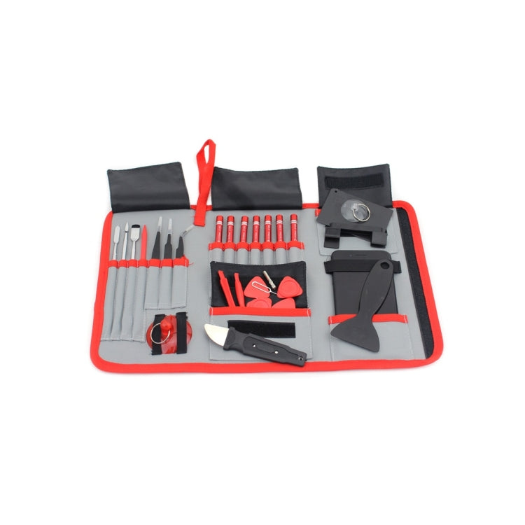 JIAFA JF-8175 28 in 1 Electronics Repair Tool Kit with Portable Bag for Repair Cell Phone, iPhone, MacBook and More - Tool Kits by JIAFA | Online Shopping South Africa | PMC Jewellery