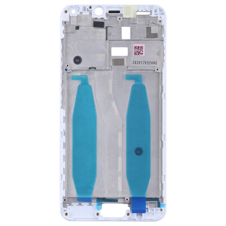 Front Housing LCD Frame Bezel Plate for Asus Zenfone 4 Max ZC554KL X00IS X00ID(White) - Frame Bezel Plate by PMC Jewellery | Online Shopping South Africa | PMC Jewellery