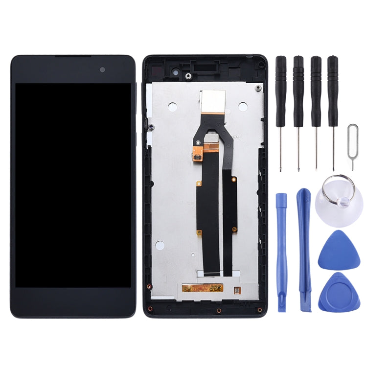 OEM LCD Screen for Sony Xperia E5 F3311 F3313 Digitizer Full Assembly with Frame(Black) - LCD Screen by PMC Jewellery | Online Shopping South Africa | PMC Jewellery