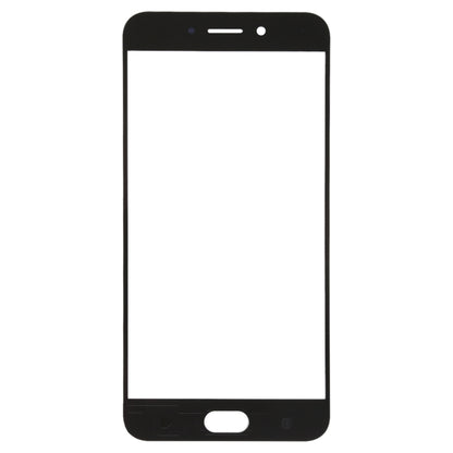 For OPPO A77 / A77T Front Screen Outer Glass Lens (Black) - Outer Glass Lens by PMC Jewellery | Online Shopping South Africa | PMC Jewellery