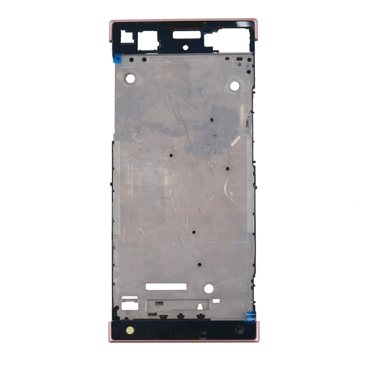 for Sony Xperia XA1 Front Housing LCD Frame Bezel Plate(Rose Gold) - Frame Bezel Plate by PMC Jewellery | Online Shopping South Africa | PMC Jewellery