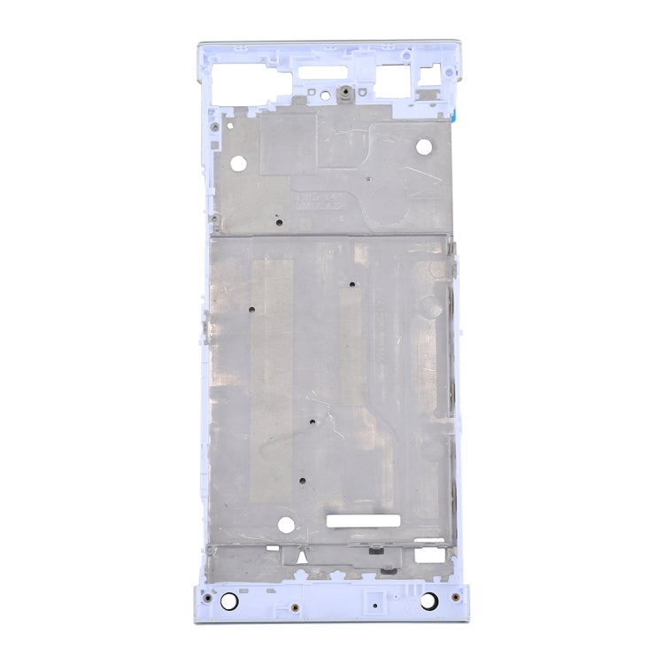 for Sony Xperia XA1 Front Housing LCD Frame Bezel Plate(White) - Frame Bezel Plate by PMC Jewellery | Online Shopping South Africa | PMC Jewellery