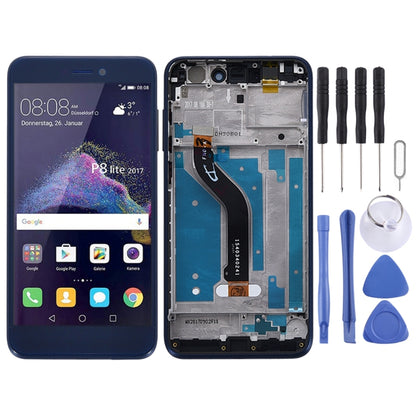 OEM LCD Screen for Huawei P8 Lite (2017) Digitizer Full Assembly with Frame(Blue) - LCD Screen by PMC Jewellery | Online Shopping South Africa | PMC Jewellery