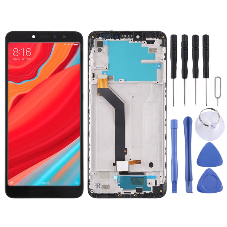 TFT LCD Screen for Xiaomi Redmi S2 / Y2 Digitizer Full Assembly with Frame(Black) - free shipping - PMC TechLife - Order now!