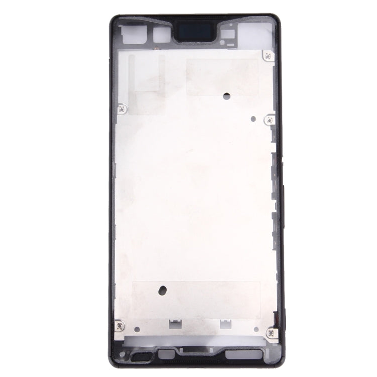 Front Housing LCD Frame Bezel for Sony Xperia Z3+ / Z4(Black) - Frame Bezel Plate by PMC Jewellery | Online Shopping South Africa | PMC Jewellery