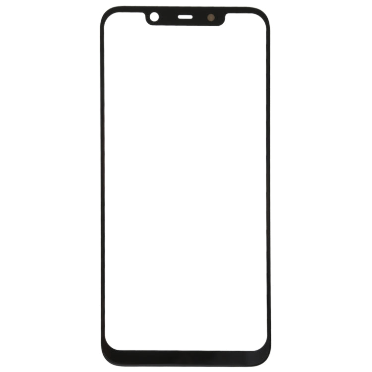 Front Screen Outer Glass Lens for Nokia X7 / 8.1 / 7.1 Plus TA-1131(Black) - Outer Glass Lens by PMC Jewellery | Online Shopping South Africa | PMC Jewellery