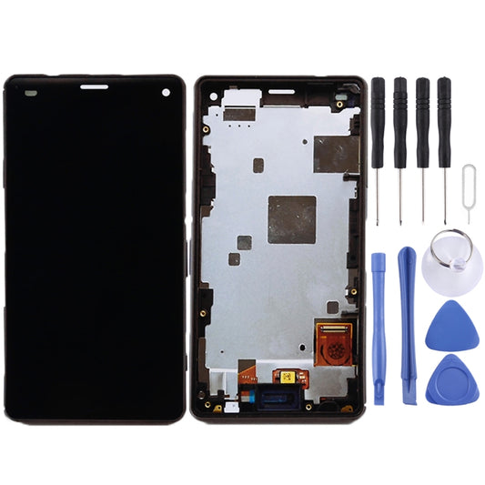 OEM LCD Screen for Sony Xperia Z3 Mini Compact Digitizer Full Assembly with Frame(Black) - LCD Screen by PMC Jewellery | Online Shopping South Africa | PMC Jewellery