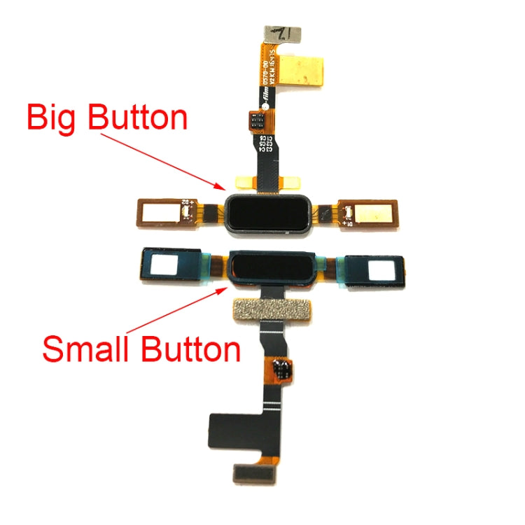 Big Fingerprint Sensor Flex Cable for Nokia 8 / N8 TA-1012 TA-1004 TA-1052(Black) - Flex Cable by PMC TechLife | Online Shopping South Africa | PMC TechLife