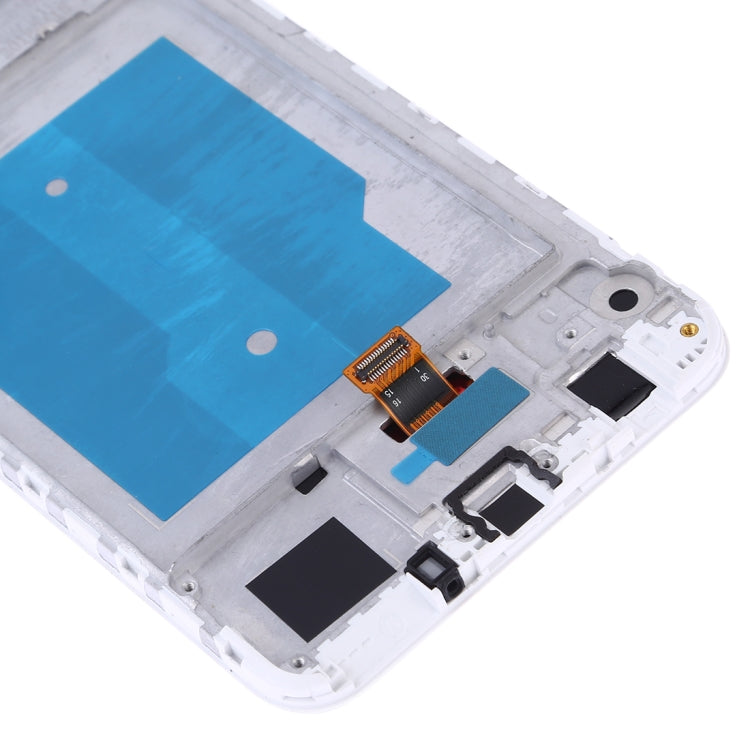 OEM LCD Screen for Huawei Y7 (2018) Digitizer Full Assembly with Frame (White) - free shipping - PMC TechLife - Order now!