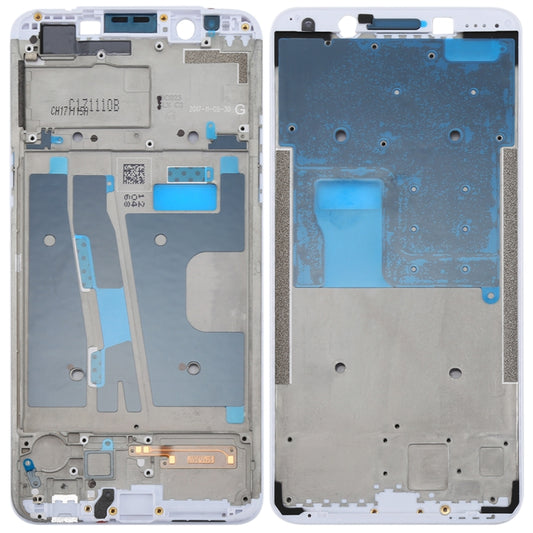 For OPPO A73 / F5 Front Housing LCD Frame Bezel Plate  (White) - Frame Bezel Plate by PMC Jewellery | Online Shopping South Africa | PMC Jewellery