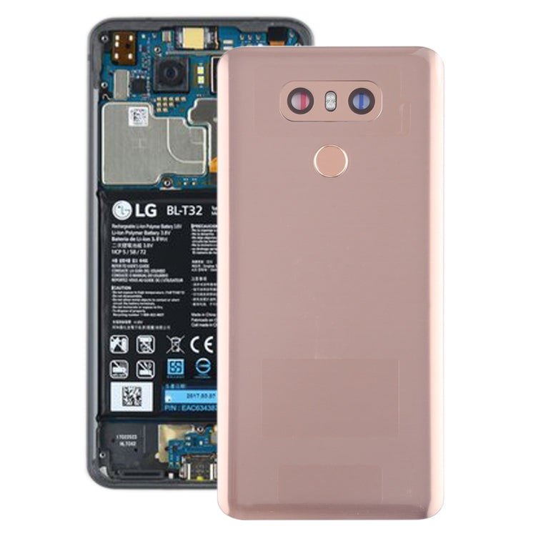 Battery Back Cover with Camera Lens & Fingerprint Sensor for LG G6 / H870 / H870DS / H872 / LS993 / VS998 / US997(Gold) - For LG by PMC Jewellery | Online Shopping South Africa | PMC Jewellery