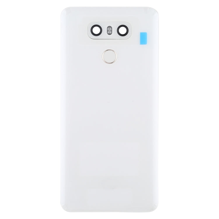 Battery Back Cover with Camera Lens & Fingerprint Sensor for LG G6 / H870 / H870DS / H872 / LS993 / VS998 / US997(White) - For LG by PMC Jewellery | Online Shopping South Africa | PMC Jewellery