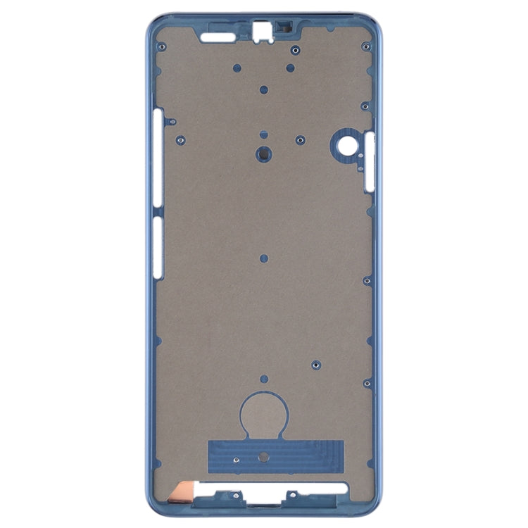 Front Housing LCD Frame Bezel Plate for LG G7 ThinQ / G710 (Blue) - For LG by PMC Jewellery | Online Shopping South Africa | PMC Jewellery