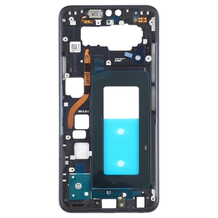 Front Housing LCD Frame Bezel Plate for LG V40 ThinQ (Black) - For LG by PMC Jewellery | Online Shopping South Africa | PMC Jewellery