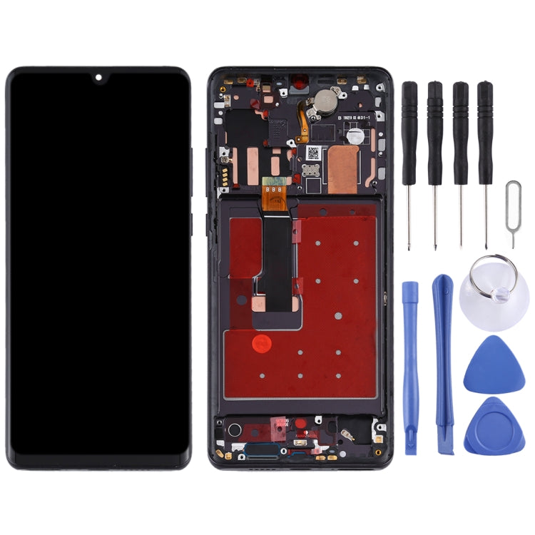 Original OLED LCD Screen for Huawei P30 Pro Digitizer Full Assembly with Frame(Black) - LCD Screen by PMC Jewellery | Online Shopping South Africa | PMC Jewellery