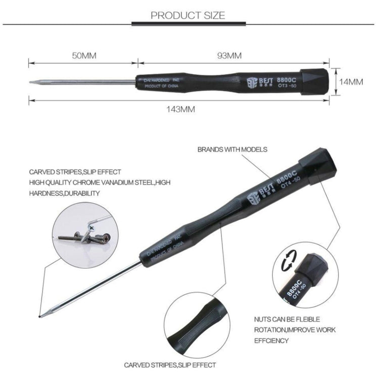 10 in 1 BEST BST-8800C Repair Tool Precision Screwdriver Set - Screwdriver Set by BEST | Online Shopping South Africa | PMC Jewellery