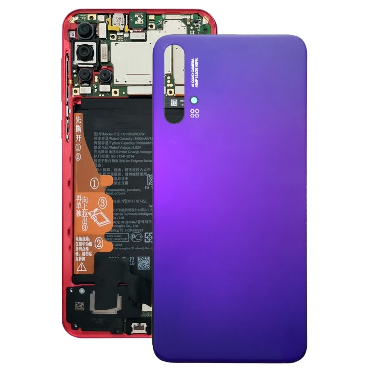 Battery Back Cover for Huawei Nova 5 Pro(Purple) - Back Cover by PMC TechLife | Online Shopping South Africa | PMC TechLife