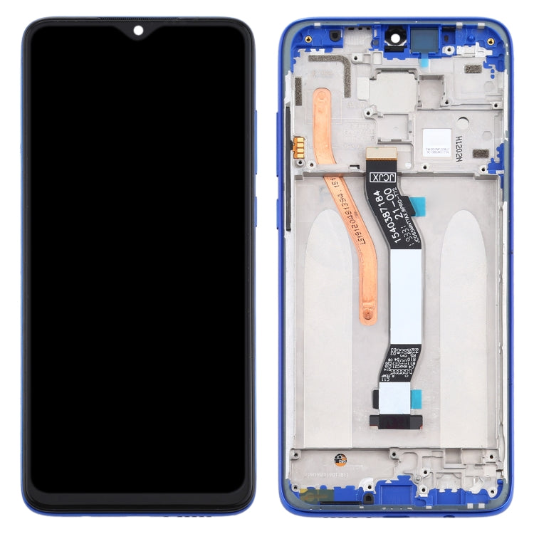 TFT LCD Screen for Xiaomi Redmi Note 8 Pro Digitizer Full Assembly with Frame (Double SIM Card Version)(Blue) - LCD Screen by PMC Jewellery | Online Shopping South Africa | PMC Jewellery