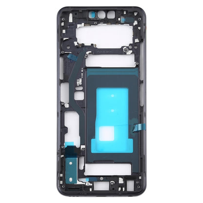 Front Housing LCD Frame Bezel Plate for LG G8 ThinQ (Black) - For LG by PMC Jewellery | Online Shopping South Africa | PMC Jewellery