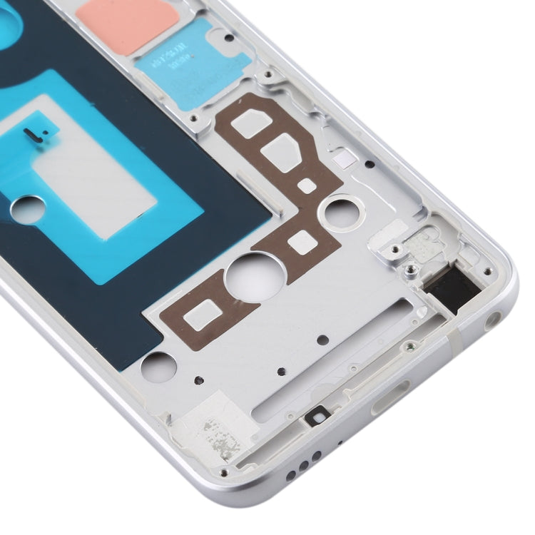 Front Housing LCD Frame Bezel Plate for LG Q7 / Q610 / Q7 Plus / Q725 / Q720 / Q7A / Q7 Alpha(Silver) - For LG by PMC Jewellery | Online Shopping South Africa | PMC Jewellery