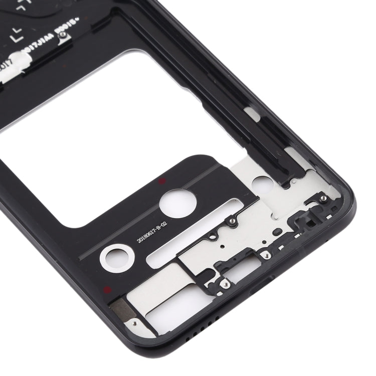 Front Housing LCD Frame Bezel Plate for LG V35 ThinQ (Black) - For LG by PMC Jewellery | Online Shopping South Africa | PMC Jewellery