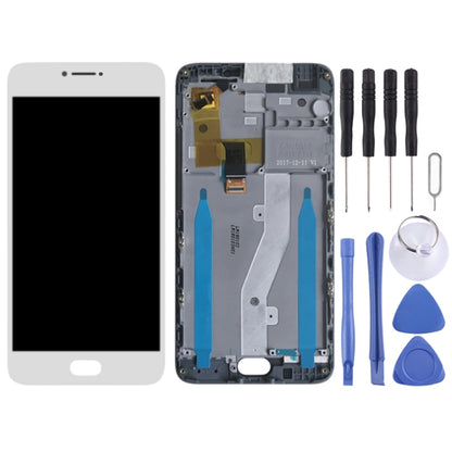 TFT LCD Screen for Meizu M3 Note (International Version)M681H M681Q Digitizer Full Assembly with Frame(White) - LCD Screen by PMC Jewellery | Online Shopping South Africa | PMC Jewellery