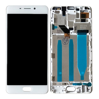 TFT LCD Screen for Meizu M6 Note Digitizer Full Assembly with Frame(White) - LCD Screen by PMC Jewellery | Online Shopping South Africa | PMC Jewellery