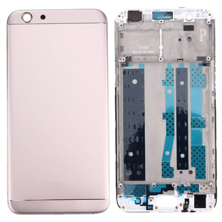 For OPPO A59 / F1s Battery Back Cover + Front Housing LCD Frame Bezel Plate - Back Cover by PMC Jewellery | Online Shopping South Africa | PMC Jewellery