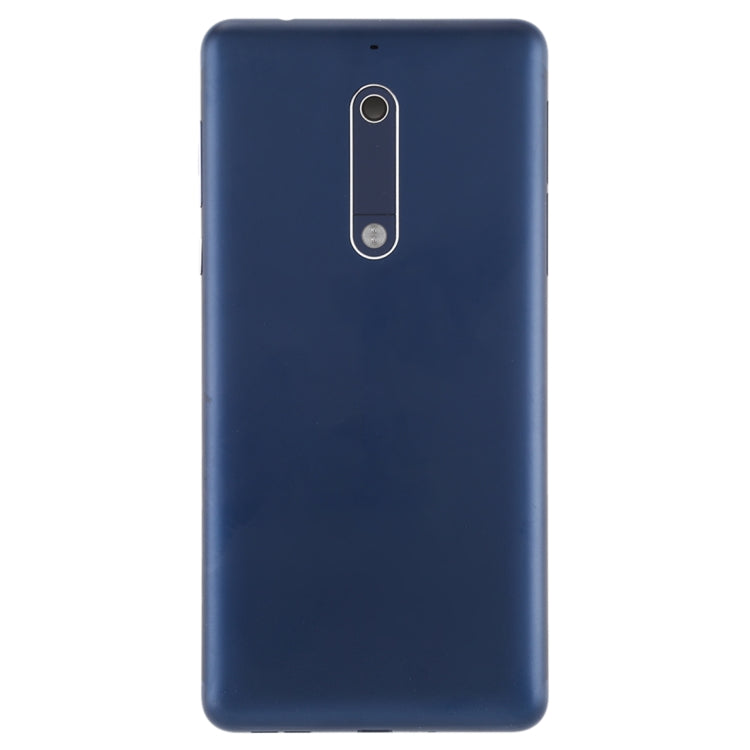 Battery Back Cover with Camera Lens & Side Keys for Nokia 5(Blue) - Back Cover by PMC Jewellery | Online Shopping South Africa | PMC Jewellery