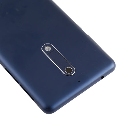 Battery Back Cover with Camera Lens & Side Keys for Nokia 5(Blue) - Back Cover by PMC Jewellery | Online Shopping South Africa | PMC Jewellery