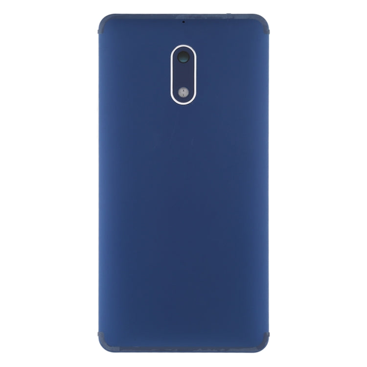 Battery Back Cover with Camera Lens & Side Keys for Nokia 6 TA-1000 TA-1003 TA-1021 TA-1025 TA-1033 TA-1039(Blue) - Back Cover by PMC Jewellery | Online Shopping South Africa | PMC Jewellery