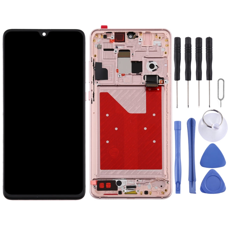 Original OLED LCD Screen for Huawei Mate 20 Digitizer Full Assembly with Frame(Gold) - LCD Screen by PMC Jewellery | Online Shopping South Africa | PMC Jewellery