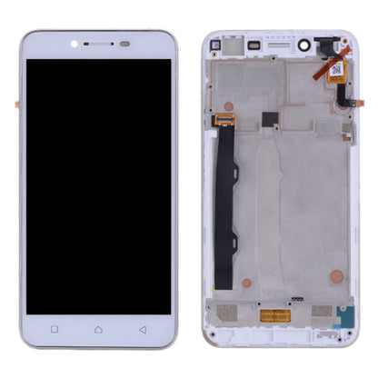 OEM LCD Screen for Lenovo Vibe K5 Plus A6020A46 A6020l36 A6020l37 Digitizer Full Assembly with Frame (White) - LCD Screen by PMC Jewellery | Online Shopping South Africa | PMC Jewellery