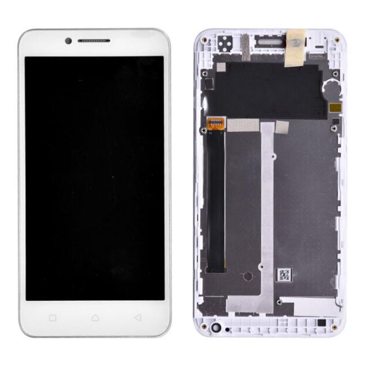 OEM LCD Screen for Lenovo Vibe C A2020 A2020a40 Digitizer Full Assembly with Frame (White) - LCD Screen by PMC Jewellery | Online Shopping South Africa | PMC Jewellery