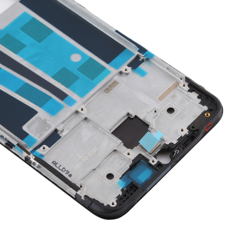 For OPPO A9 Front Housing LCD Frame Bezel Plate (Black) - Frame Bezel Plate by PMC TechLife | Online Shopping South Africa | PMC TechLife