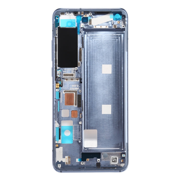 Front Housing LCD Frame Bezel Plate for Xiaomi Mi 10 5G / Mi 10 Pro 5G(Grey) - Frame Bezel Plate by PMC Jewellery | Online Shopping South Africa | PMC Jewellery