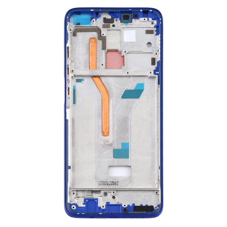 Front Housing LCD Frame Bezel Plate for Xiaomi Redmi K30, 4G Version (Blue) - Frame Bezel Plate by PMC Jewellery | Online Shopping South Africa | PMC Jewellery