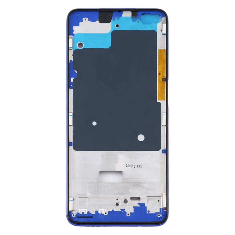 Front Housing LCD Frame Bezel Plate for Xiaomi Redmi K30, 4G Version (Blue) - Frame Bezel Plate by PMC Jewellery | Online Shopping South Africa | PMC Jewellery