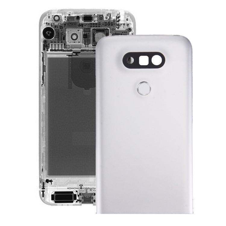 Metal Back Cover with Back Camera Lens & Fingerprint Button for LG G5(Silver) - For LG by PMC Jewellery | Online Shopping South Africa | PMC Jewellery