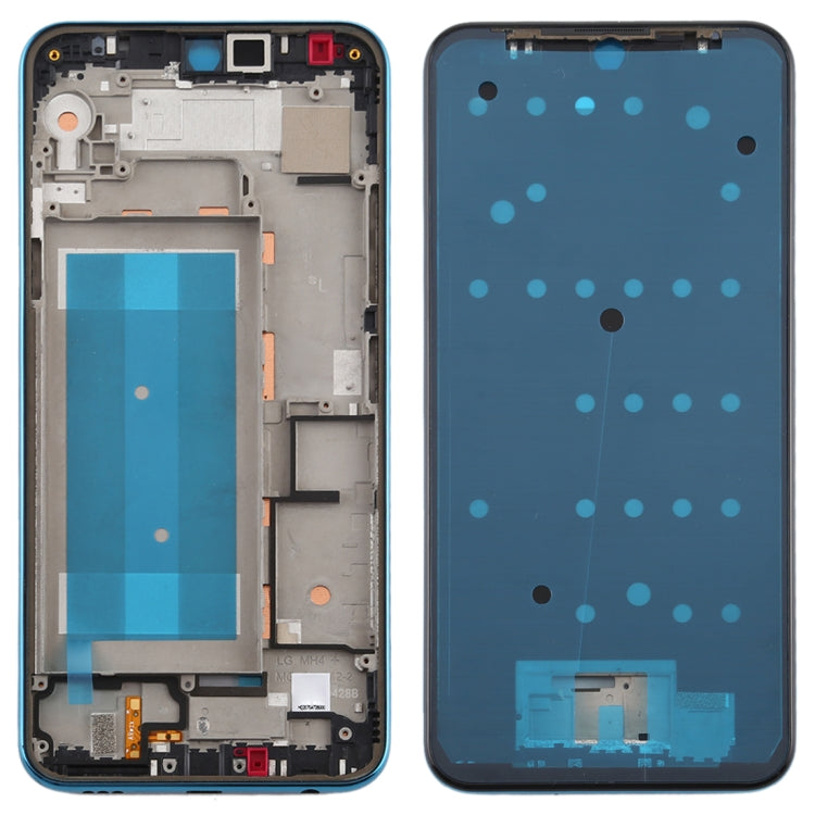 Front Housing LCD Frame Bezel Plate for LG K50 / K12 MAX / LMX520BMW / LMX520EMW(Double SIM Version) (Blue) - For LG by PMC Jewellery | Online Shopping South Africa | PMC Jewellery