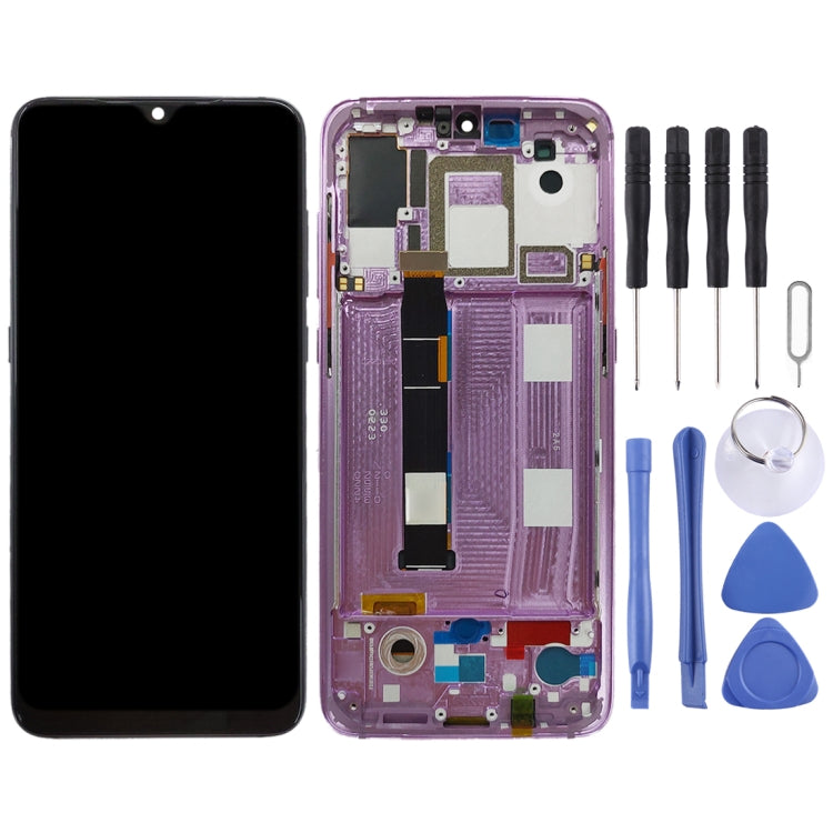 Original AMOLED LCD Screen for Xiaomi Mi 9 Digitizer Full Assembly with Frame(Pink) - LCD Screen by PMC Jewellery | Online Shopping South Africa | PMC Jewellery