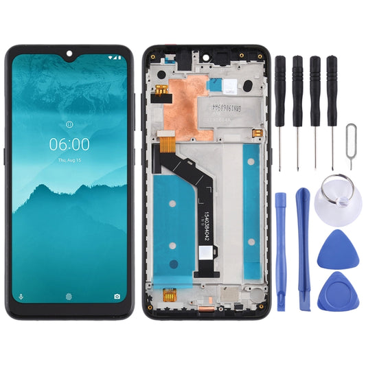 TFT LCD Screen for Nokia 6.2 TA-1198 TA-1200 TA-1187 TA-1201 TA-1196 Digitizer Full Assembly with Frame (Black) - LCD Screen by PMC Jewellery | Online Shopping South Africa | PMC Jewellery