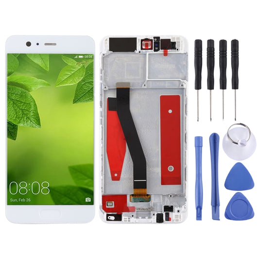 OEM LCD Screen for Huawei P10 Digitizer Full Assembly with Frame(White) - LCD Screen by PMC Jewellery | Online Shopping South Africa | PMC Jewellery