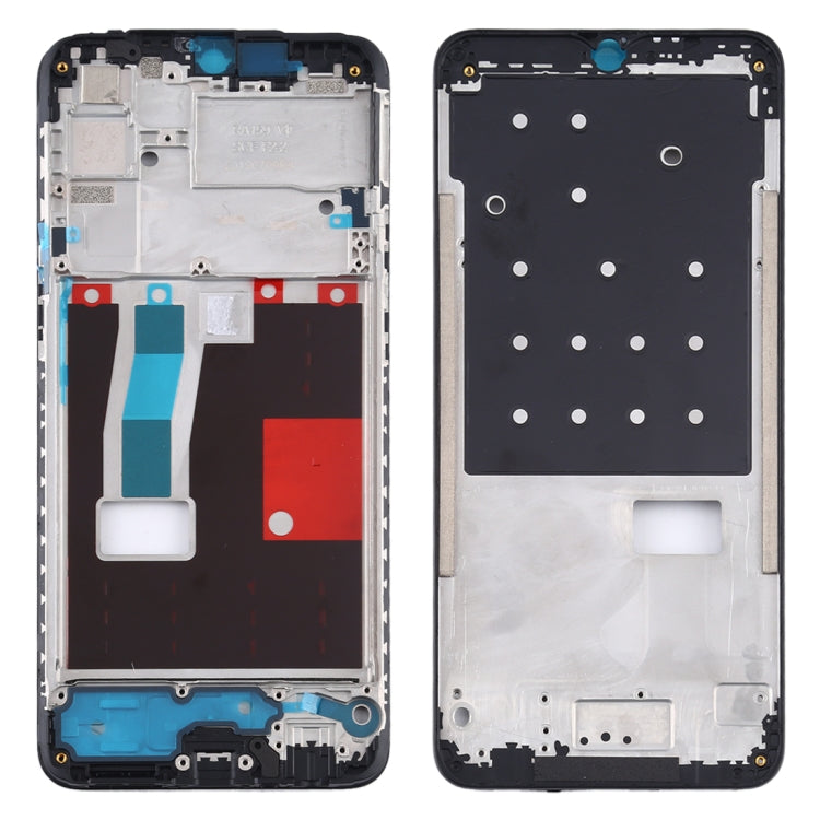 For OPPO Realme 5 Pro / Q Front Housing LCD Frame Bezel Plate (Black) - Frame Bezel Plate by PMC Jewellery | Online Shopping South Africa | PMC Jewellery