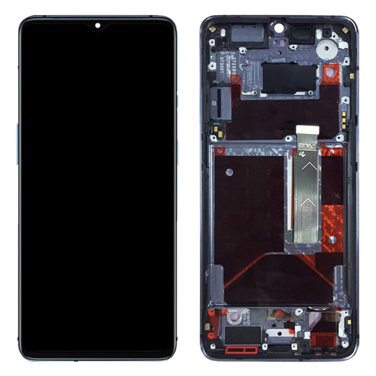 For OnePlus 7T HD1901 HD1903 HD1900 HD1905 Digitizer Full Assembly with Frame OEM LCD Screen (Baby Blue) - LCD Screen by PMC Jewellery | Online Shopping South Africa | PMC Jewellery