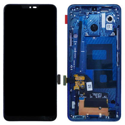 Original LCD Screen for LG G7 ThinQ / G710 G710EM G710PM G710VMP Digitizer Full Assembly with Frame (Blue) - For LG by PMC Jewellery | Online Shopping South Africa | PMC Jewellery